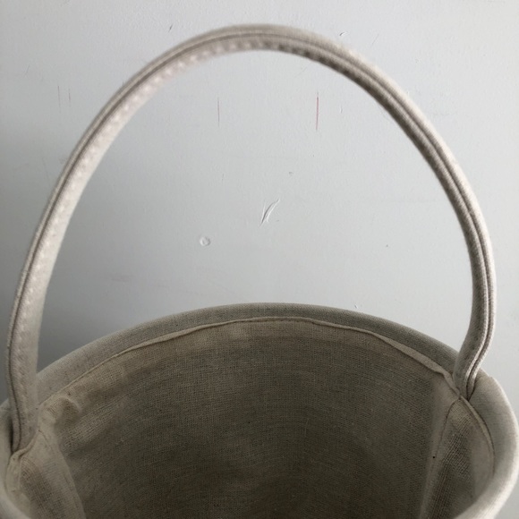 Fabric Easter Basket with Pink Bunny & Cotton Tail - Picture 8 of 10